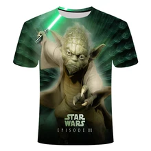 Новая мода футболка "Звездные войны" Для мужчин Для женщин футболка 3D с принтом «Звездные войны» фильм футболки Повседневное футболка летние топы брендовая одежда
