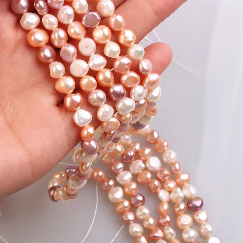 

High Quality Natural Freshwater Pearl Beads Punch Loose Beads for DIY Women Necklace Bracelet Jewelry Making (38cm )