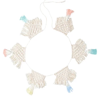 

Hand-Woven Woven Hanging Cloth Nordic Transformation Ins Tapestry Dormitory Bedside Hanging Flag Mia Wall Hanging