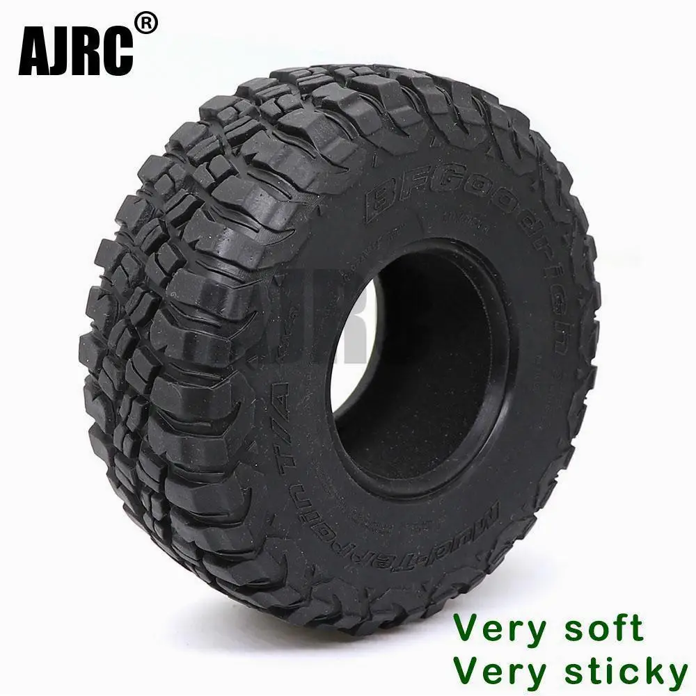 Ajrc 2 дюйма 120 мм резиновые шины для 1/10 Rock Track Redcat Scx10 Ii осевой 90046 90047 Trx-4 Rc4wd D90 D110 Trx-6 G63