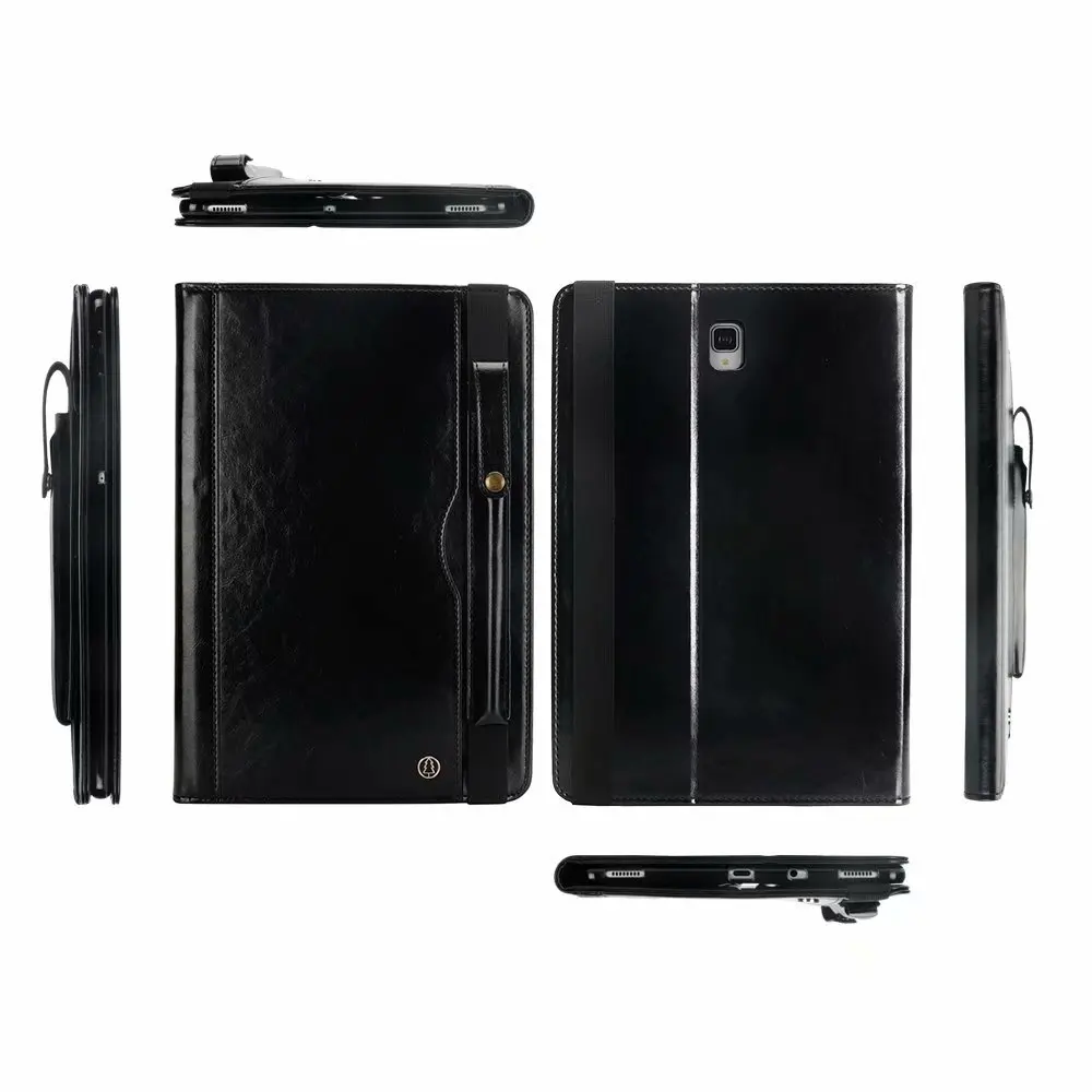 Чехол для планшета для samsung Galaxy Tab S4 T830 T835 SM-T830 SM-T835 10,5 дюймов, кожаный чехол-книжка с подставкой и карандашом, держатель для карт+ ручка