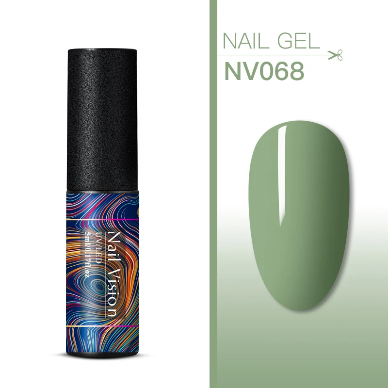 Nail Vision 5 мл УФ-гель для ногтей для маникюра 176 цветов Гель-лак Полупостоянный Гель-лак для нейл-арта инструменты для самостоятельного дизайна - Цвет: EES06663