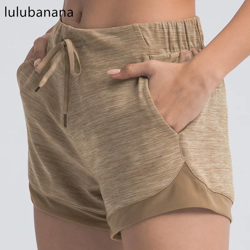 Lulubananana YOGA Quick Dry Loose Running Shorts Biker Women Sports