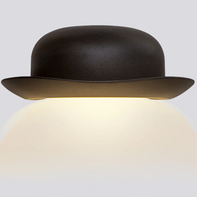 Aisle Wall Lamp Hat Shape 10W LED Outdoor Waterproof IP65 Wall Light Garden Landscape Decorative Lighting Aluminum Cap