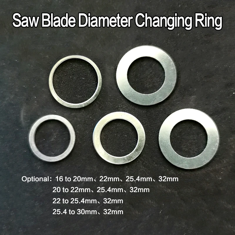 Circular Saw Blade Reducing Rings Conversion Ring Cutting Disc Aperture