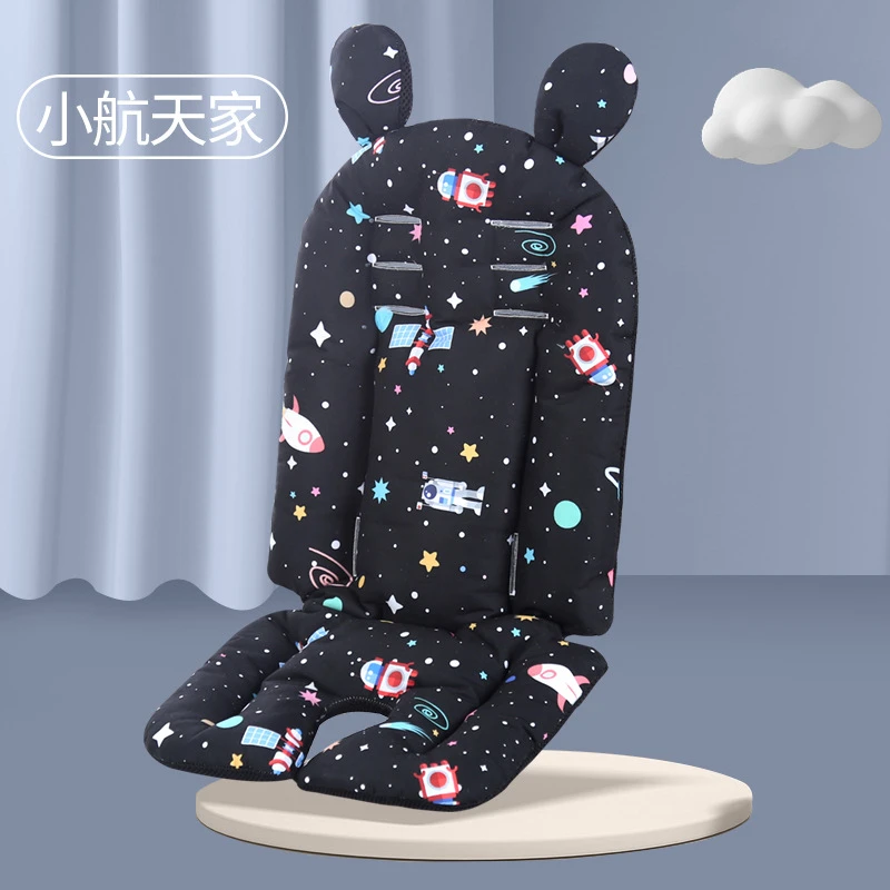 1pcs Baby Print Stroller Pad Car Seat Trolley Chair Pushchair Mattresses Pillow Child Carriage Thicken Warm Cushion used baby strollers near me