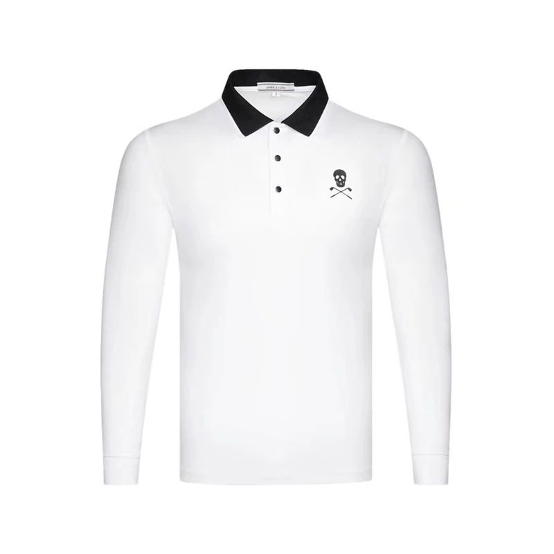 Новинка; дышащая футболка с длинными рукавами для гольфа; 4 цвета; одежда для гольфа;