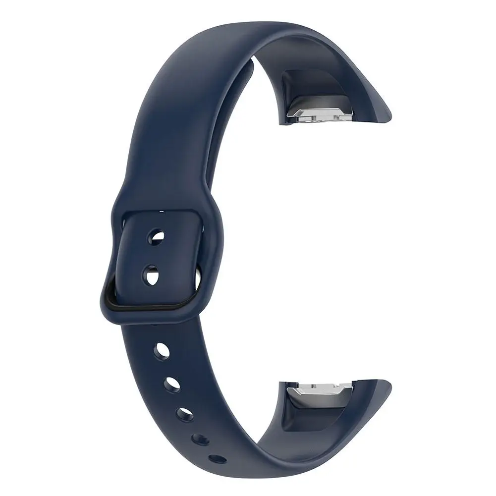 Dark Blue Новейшие силиконовые спортивные часы ремешок на запястье ремешок для samsung Galaxy Fit SM-R370 смарт-браслет Ремешки для наручных часов аксессуары - Цвет: Dark Blue