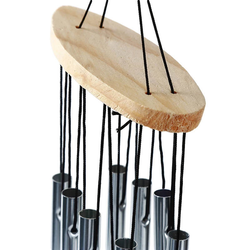1PCS Outdoor Metal Wind Chimes Yard GardenBell Wind Chime Window Bells Wall Hanging Decorations Home Decor wooden wind
