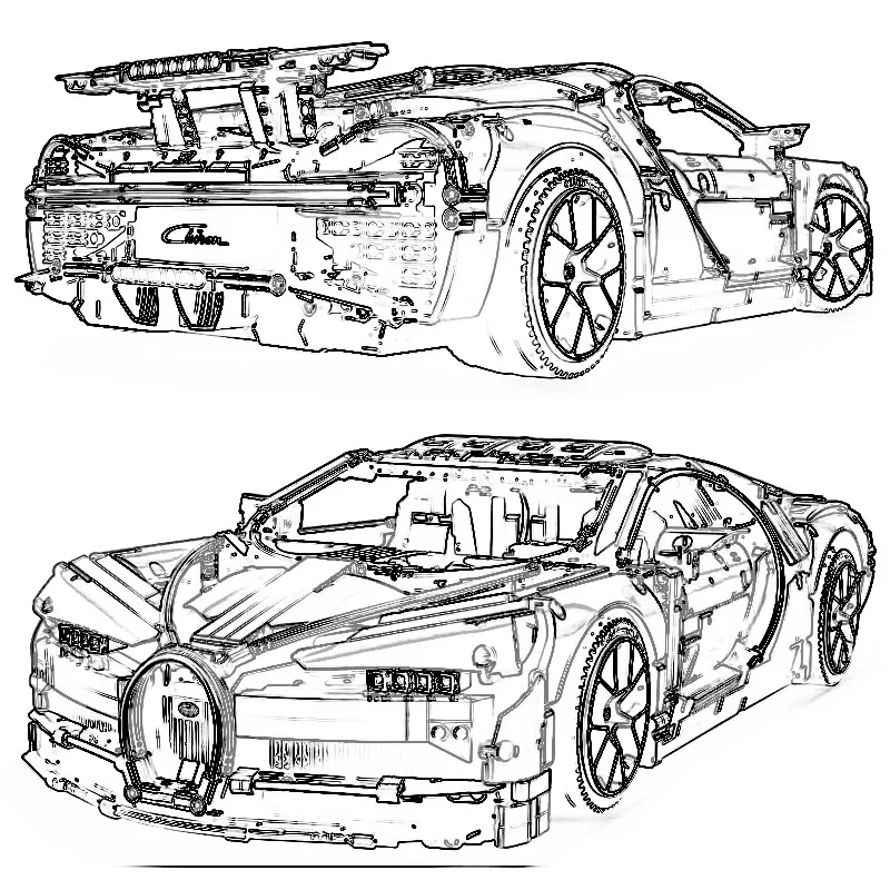 20086 Technic серия супер гоночный Драг гоночный дрейф азотное ускорение строительные блоки 3636 шт кирпичные игрушки подарок 42083