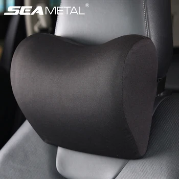 

Car Pillow Neck Cover Memory Cotton Pillows Neck Rest Seat Headrest Cushion Pad 4 Colors High Quality Auto seat Headrest Support