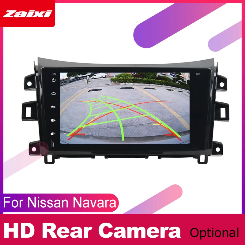 Clearance ZaiXi 2 DIN Auto  Player GPS Navi Navigation For Nissan Navara D23 2014~2019 Car Android Multimedia System Screen Radio Stereo 2