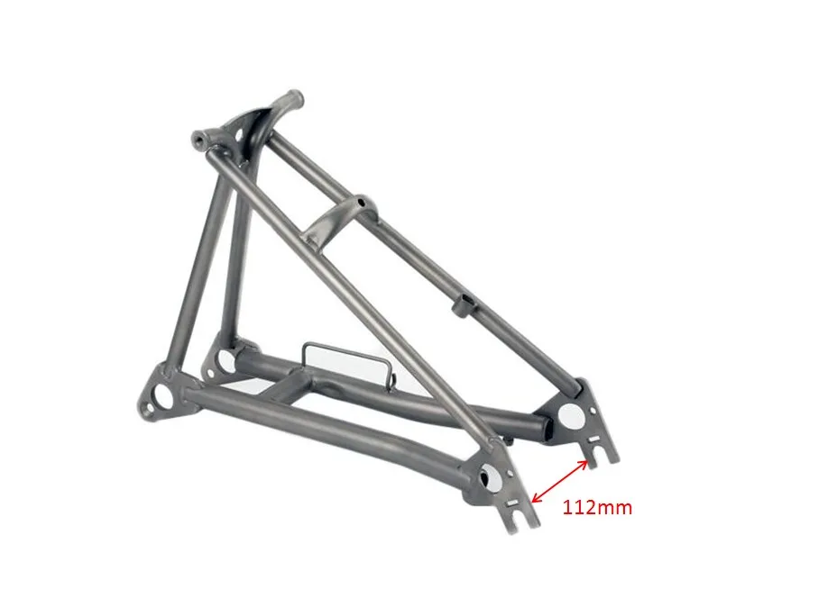 Titanium Rear Triangle fit for Brompton bike Normal Style
