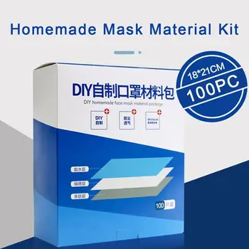 

Mouth Mask Disposable Mask Mask Material DIY Self-Made Face Mask Material Set маска рм2.5 #2M19