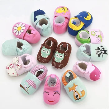 

Baby Girls Boy First Walkers Soft Infant Toddler Shoes Cute Flower Soles Crib Shoes Footwear for Newborns baby shoes 0-18M