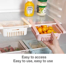 PP Холодильные Контейнеры и морозильные контейнеры органайзер для холодильника холодильник выдвижной ящик для хранения органайзеры для холодильника