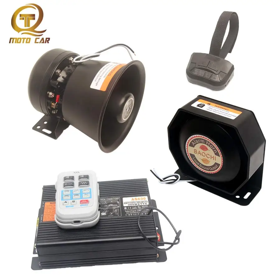 

Vehicle Siren Alarm Tone speaker 200W MIC System Wireless Megaphone 12V for Truck Ship Train Ambulance Police Siren Car Moto