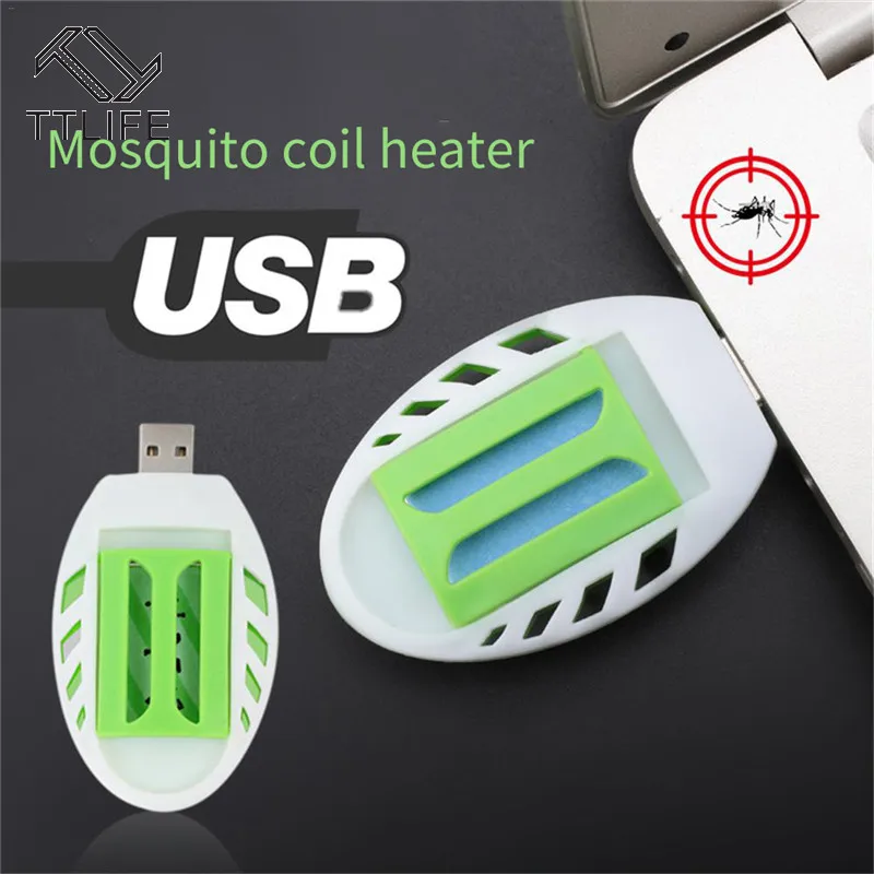 

USB Mosquito Killer Electric Mosquito Repeller Portable Safety Summer Sleep Repellent Incense Heater for Insect Pest Control
