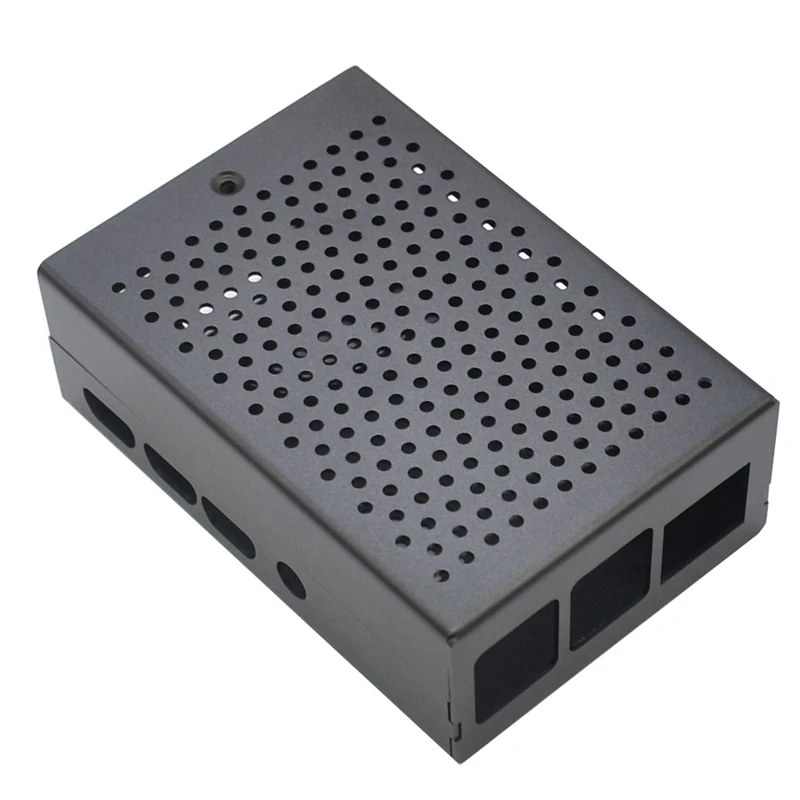Raspberry Pi 4 Модель B алюминиевый корпус металлический корпус с охлаждающим вентилятором комплект корпуса