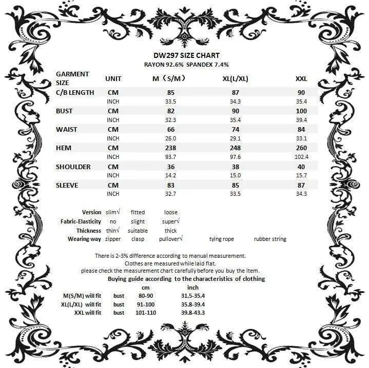 Darkinlove женские готические кружевные прозрачные рукава полые талии платья DW297