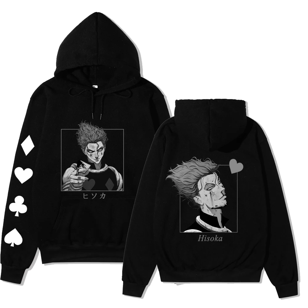 

Cartoon Hisoka Hoodies Fashion Men Women Sweatshirts Casual Hooded Harajuku New Sports Hoodie Print Hisoka Sweatshirts Pullover