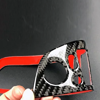 

Stainless Steel Window Switch Trim Decal Accessories Car Auto Carbon Fiber Style