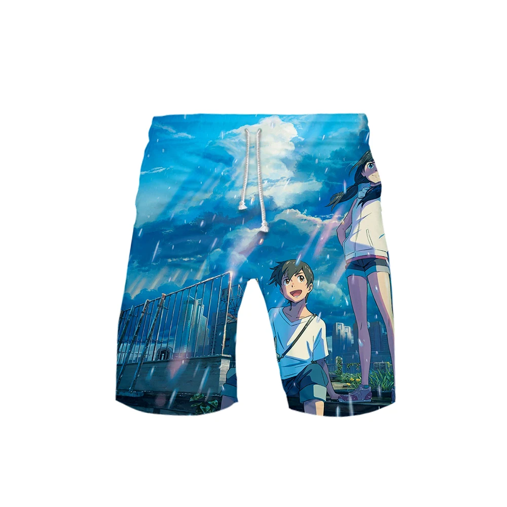 3D print  Shorts Street Casual Popular cute cartoon  mens shorts summer