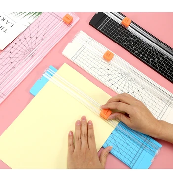 

Small Paper Cutter Simple Mini Paper Cutter A4 Portable Paper Cutter Cut Photo Manual Paper Cutter Art Student Art Supplies