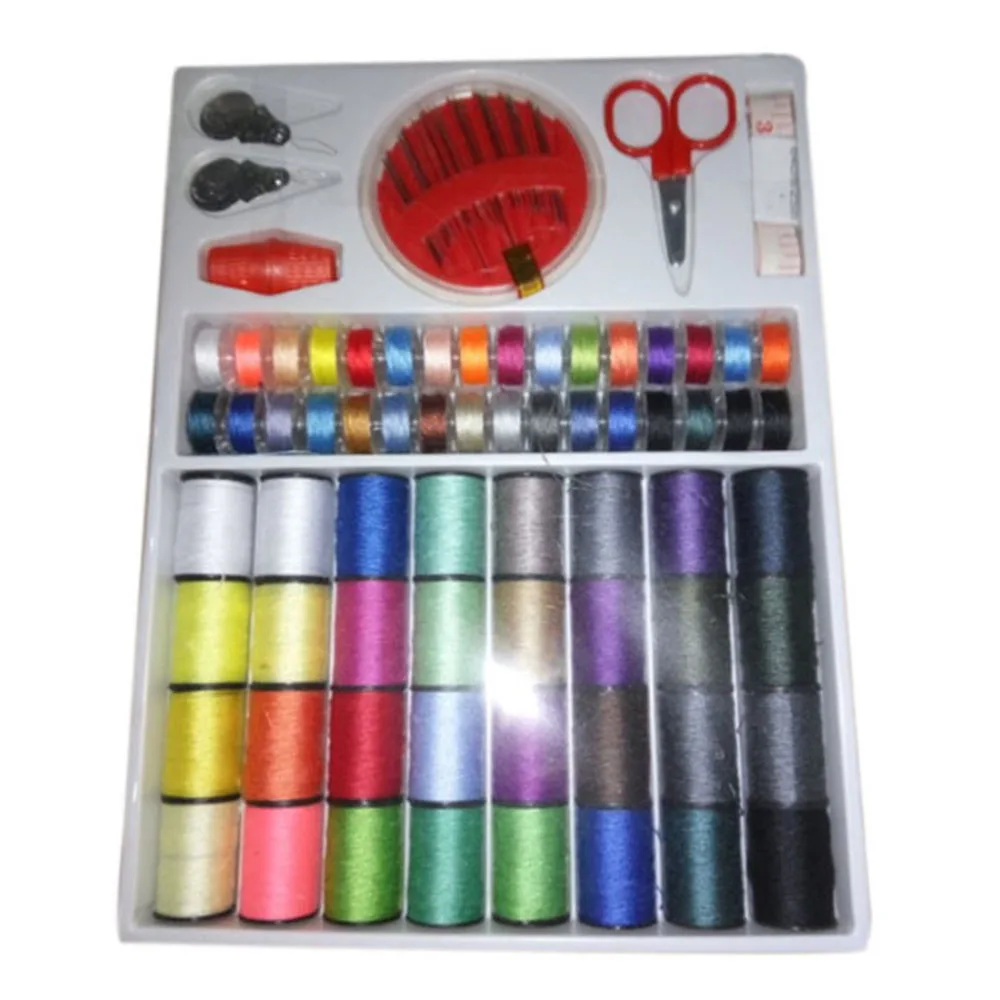 

64 Thread Spools Sewing Kits Needle Tape Scissor Multifunction DIY Sewing Tools threads embroidery thread sewing threads mulina