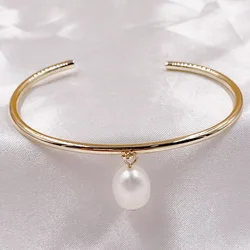 2022 New Fashion Women Luxury Natural Freshwater Pearls Adjustable Bracelet Women Sexy Party Chain Bracelet Jewelry Accessories