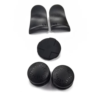 

5 in1 Thumb Grip Stick Joystick Caps FPS Thumb Stick Grip Cap Joystick Cover L2 R2 Button Trigger Extenders For PS5 Gamepad