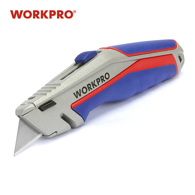 Новый универсальный нож WORKPRO резец из цинкового сплава с фиксированным лезвием и