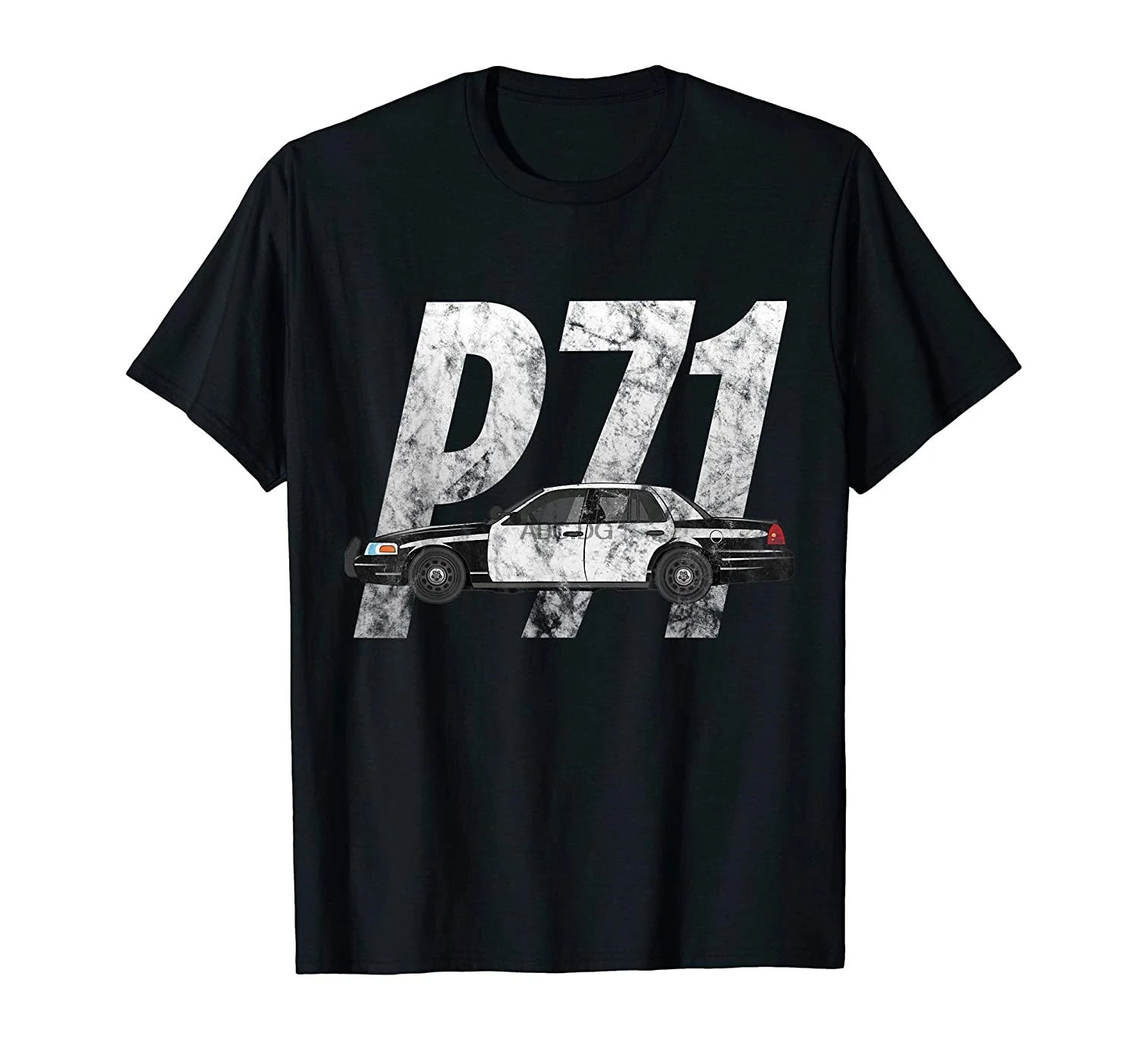 Cop Car P71 Crown Vic T Shirt Vintage Style(1) | Мужская одежда