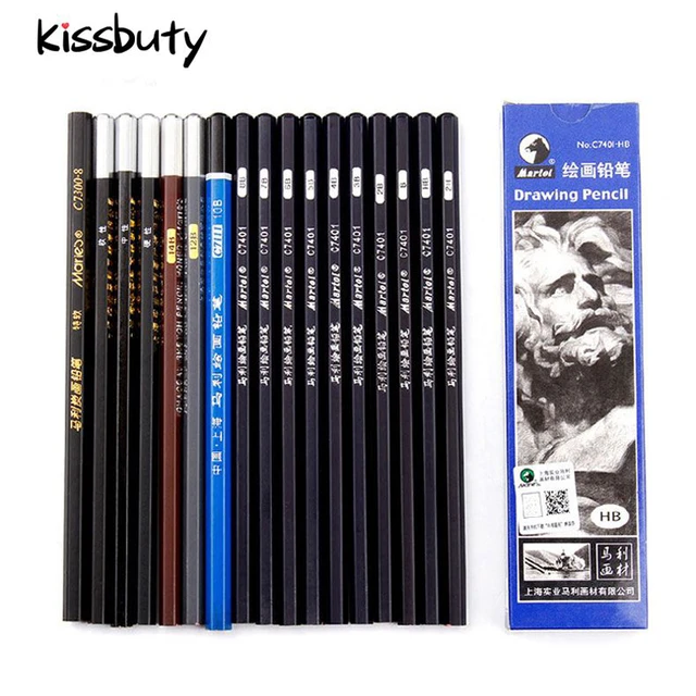 Marie's 12 Pcs Sketching Drawing Pencils with Box Set for Artists Students  Kids Art Supplies School Stationery - AliExpress