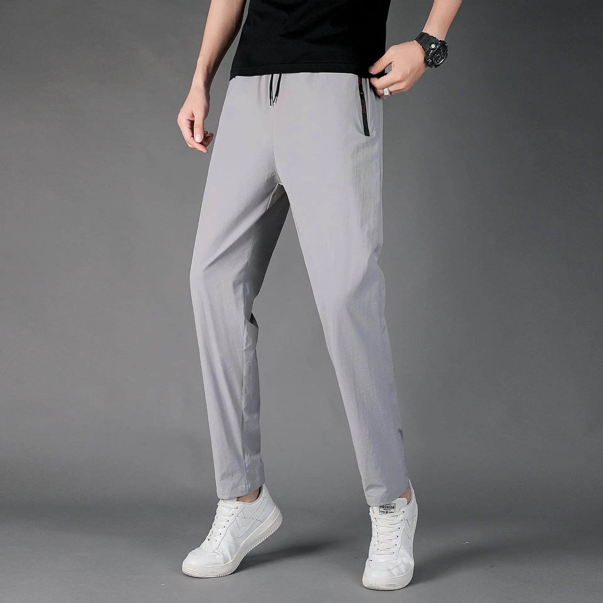 Summer And Autumn Thin Fashion Casual Pants Men's Loose Versatile