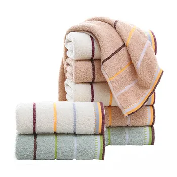 

2020 Solid Color Cotton Face Towel Fashionable Water Absorbent Quick Drying Bath Towel Washcloth Beige/Light Coffee/Pea Green