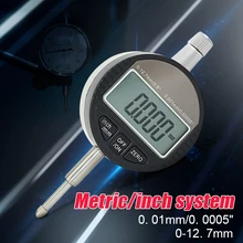 Цифровой циферблат микроиндикатор электронный циферблат измерительный прибор Precisio микрометрический измеритель Инструмент 0-12,7 мм/0,5 дюйма 0,01 мм