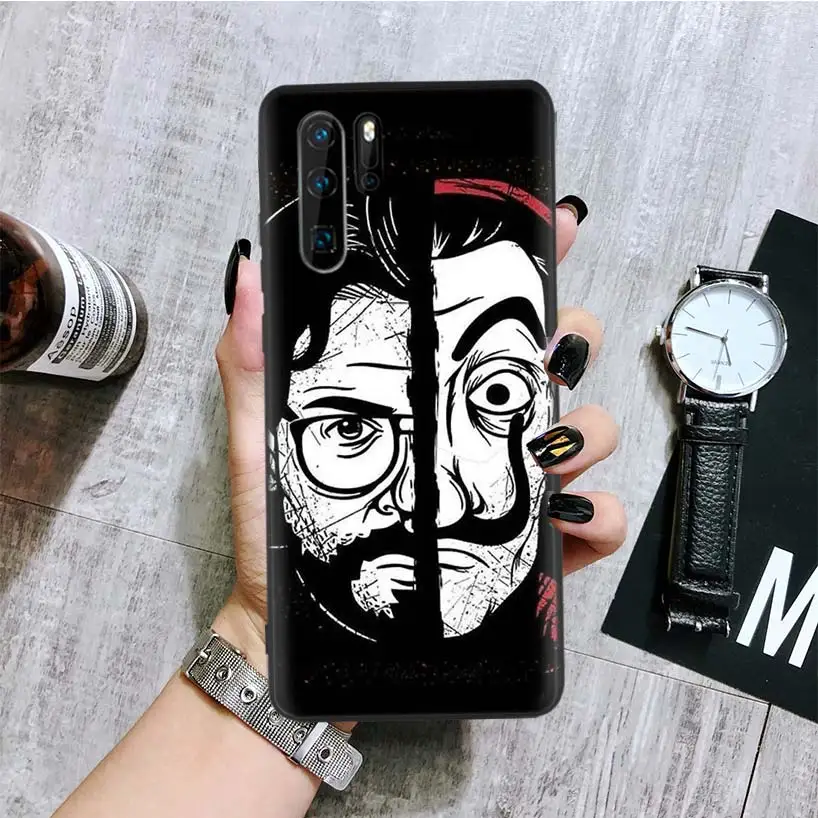 Черный чехол для huawei mate 30 20 10 P30 P20 P10 Pro Lite P Smart Z роскошный Coque Shell - Цвет: BA068-6