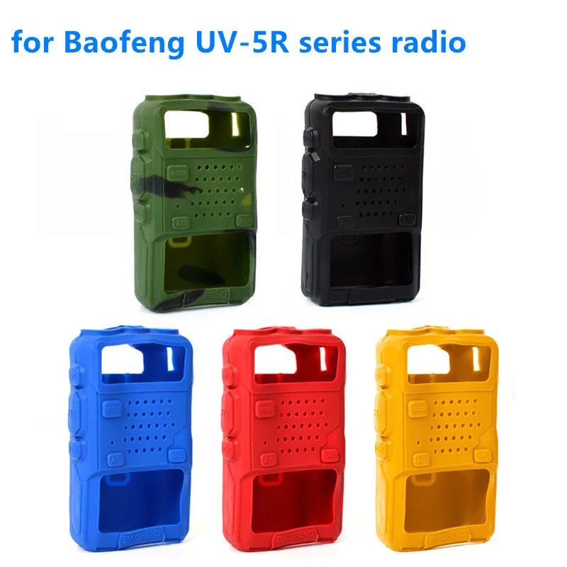 BaoFeng WalkieTalkie Rubber Holster Case for BAOFENG UV-5RA UV-5RB UV-5RC UV-5RD UV-5RE Plus TYT TH-F8 Two Way Radio | Мобильные