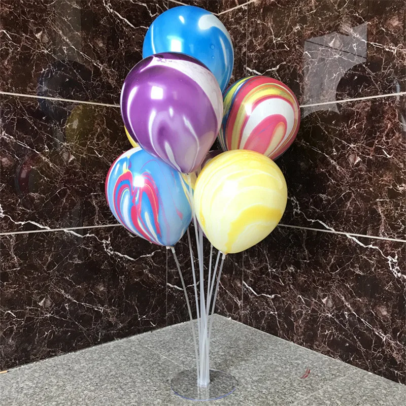 

Transparent Bracket Decoration Arrangement Travel Permit Balloon Bracket Balloon Exhibition The Shelf Balloon Table Bracket