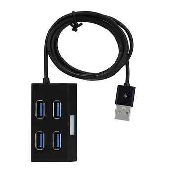 

4 Ports Mini USB 3.0 HUB Splitter Elaborate Manufacture Prolonged Durable Adapter External Converter for Laptop Desktop