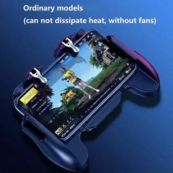 

H5 Cool PUBG Phone Gamepad Holder & Games Multifunctional joysticks Trigger Built in 2000mA Universal Accessories Fan