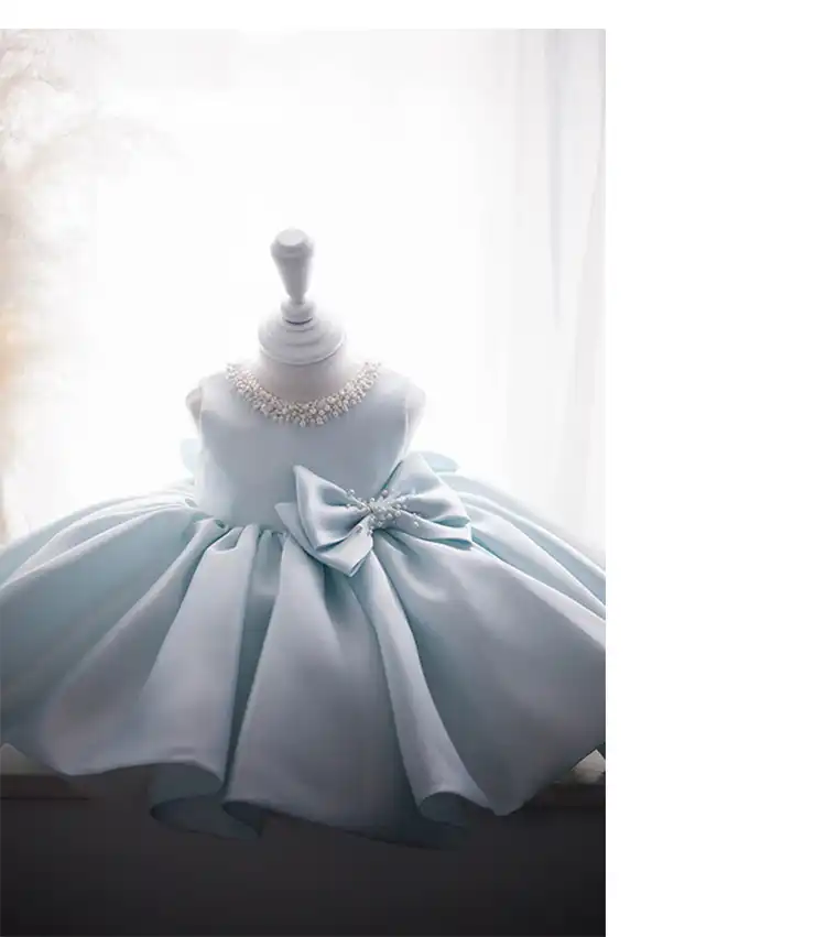 light blue toddler dress