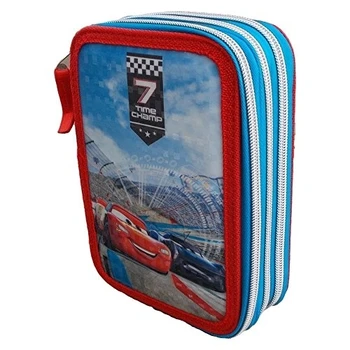 

ASTUCCIO SCUOLA CARS - SAETTA MCQUEEN JACKSON STORM - DISNEY PIXAR - 3 ZIP/CERNIERE PORTA COLORI GIOTTO CM. 20X13X6 - CA0244