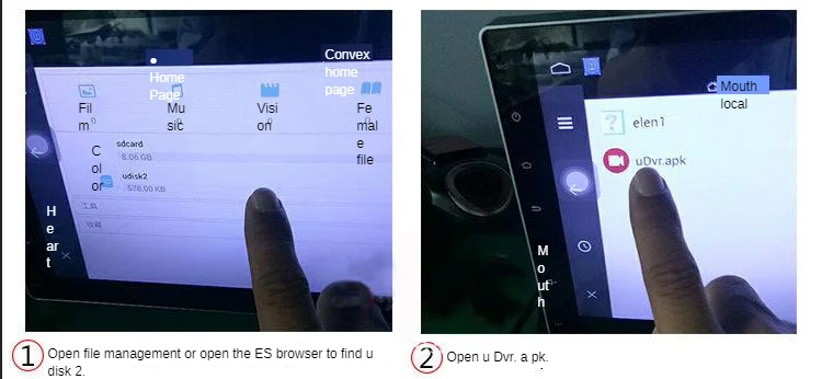 USB высокой четкости 1080p тахограф Android большой экран Навигатор только электронная собака камера трек офсетная WiFi