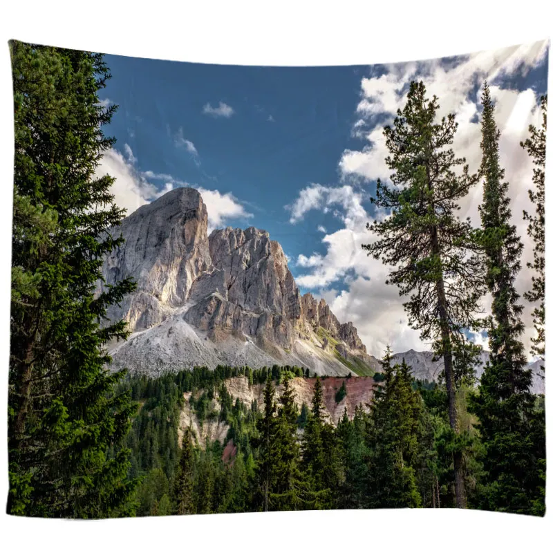 

Natural Landscape Tapestry Wall Hanging Cloth Bed Spread Beach Towel Table Cloth YogaMat House Decoration Living Room Decoration