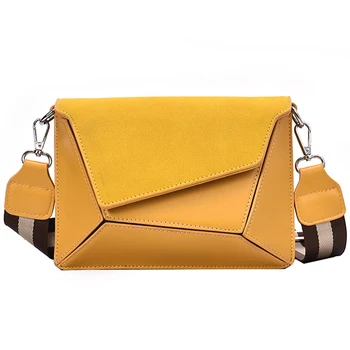 

Scrub Leather Crossbody Bags For Women 2019 Splice Messenger Shoulder Bag Small Handbags and Purses Cross Body Bag