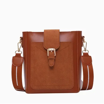 

Scrub Women's Bag New Korean Fashion Broadband Large Capacity Western Style All-match Crossbody Bag Bucket Bag