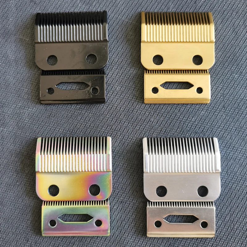 440c steel 2 hole set professional barber clipper blade setblade blade
