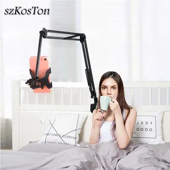 

Universal Cell Phone Holder Flexible Long Arm Mobile Phone Support Clamp Stand Bed Desktop Mount Bracket For iPhone X Xs Samsung